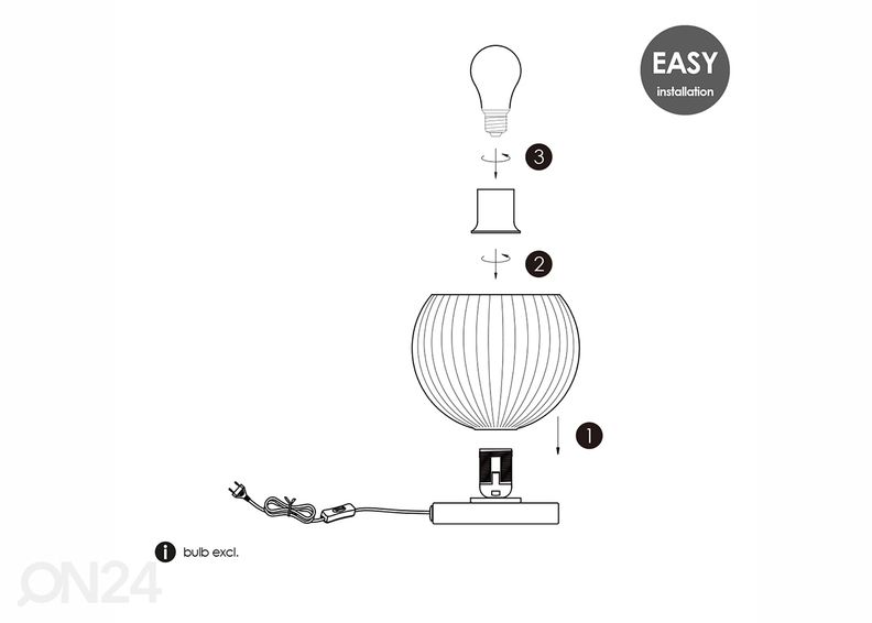 Pöytävalaisin Credo kuvasuurennos