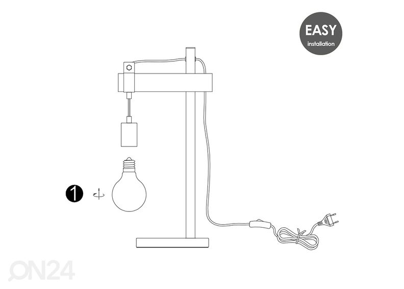 Pöytävalaisin Denton kuvasuurennos