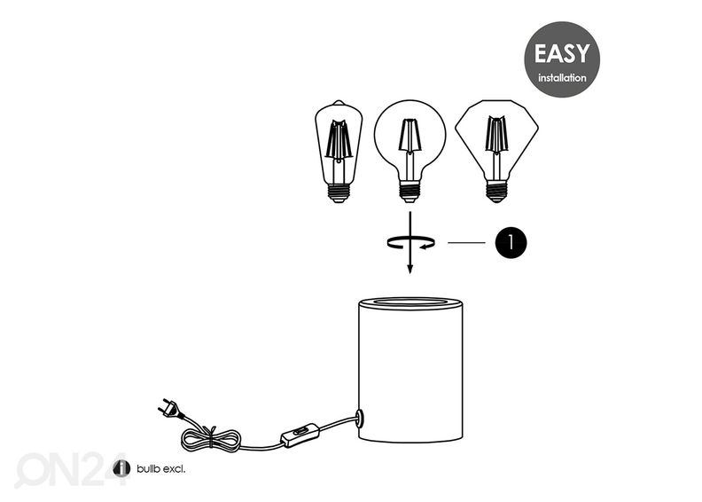 Pöytävalaisin Dry kuvasuurennos