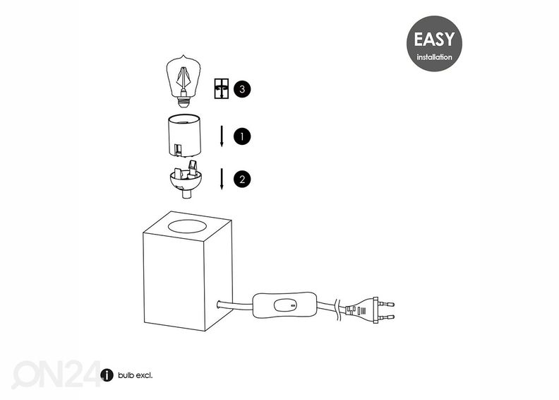 Pöytävalaisin Eliaz kuvasuurennos