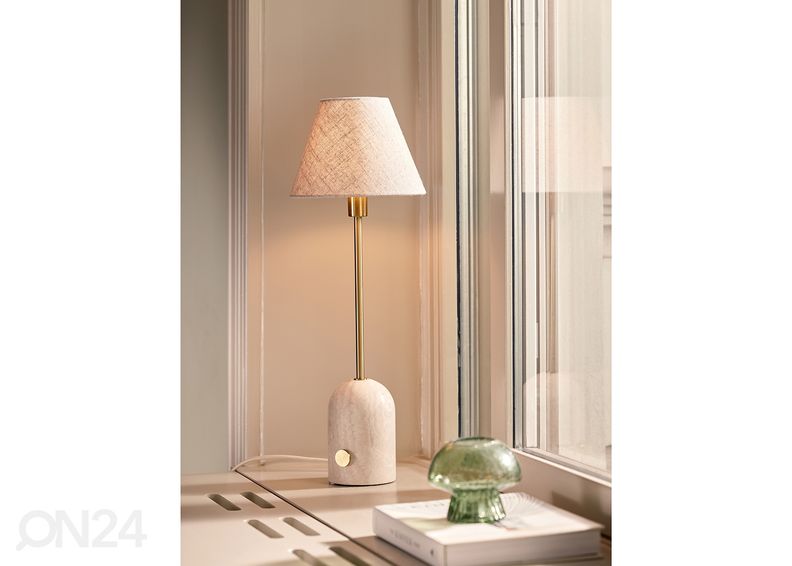 Pöytävalaisin Gino 20, beige kuvasuurennos