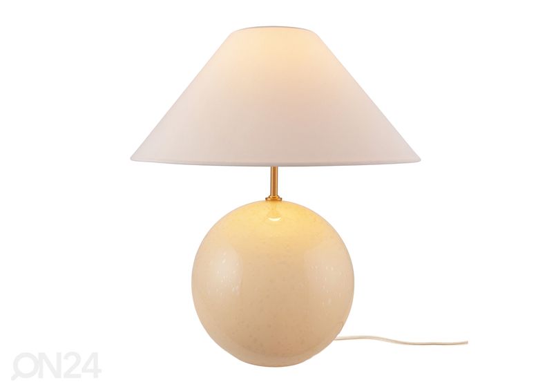 Pöytävalaisin Iiris 35, kermanvärinen kuvasuurennos