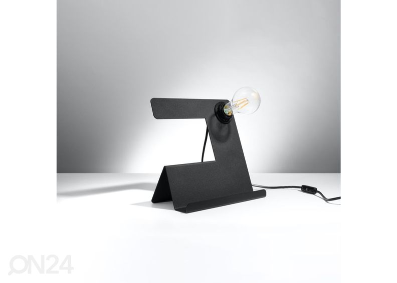 Pöytävalaisin Incline, musta kuvasuurennos