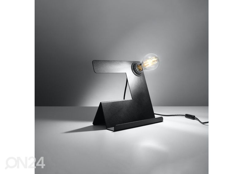 Pöytävalaisin Incline, musta kuvasuurennos