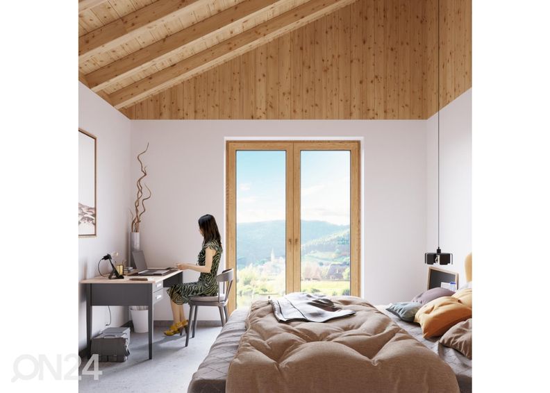 Pöytävalaisin Incline, musta kuvasuurennos