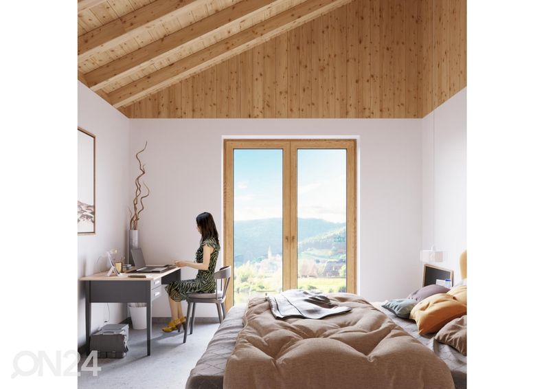 Pöytävalaisin Incline, valkoinen kuvasuurennos