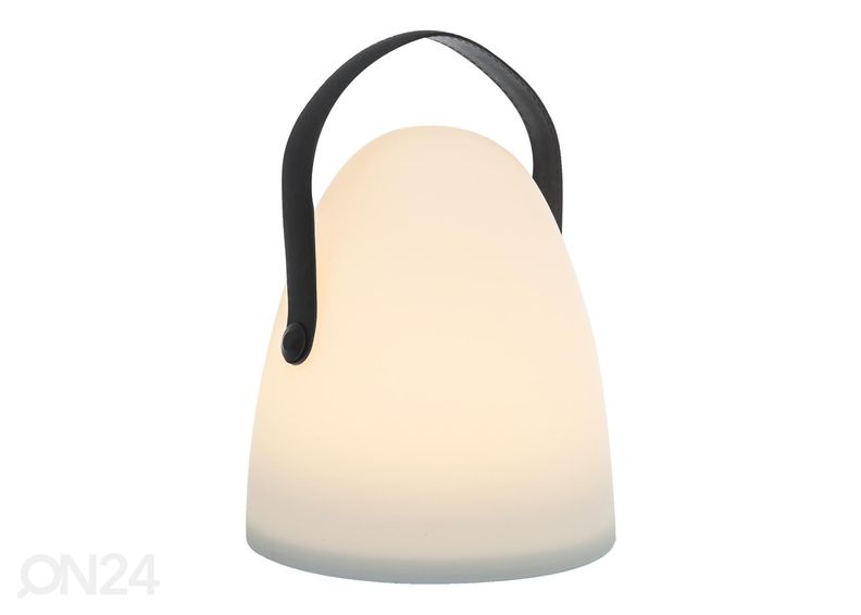 Pöytävalaisin Luka Black LED kuvasuurennos