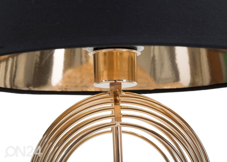 Pöytävalaisin Maxt, musta / kullanvärinen kuvasuurennos