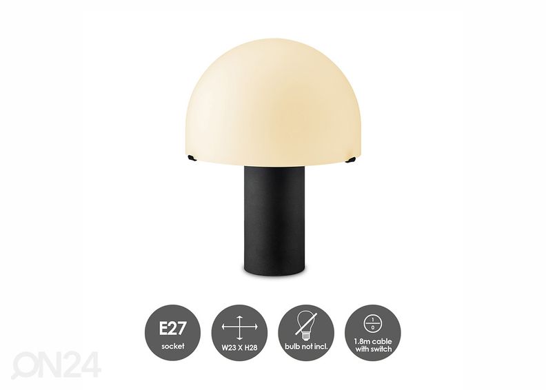 Pöytävalaisin Mushroom kuvasuurennos