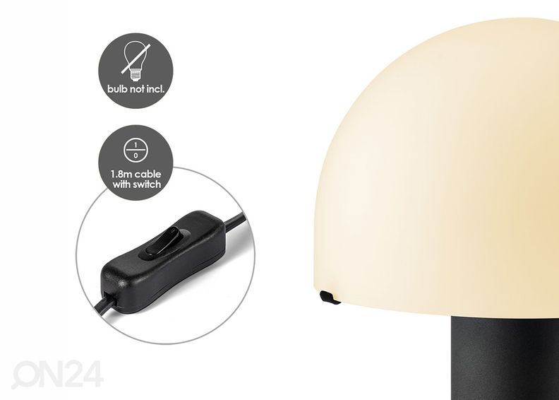 Pöytävalaisin Mushroom kuvasuurennos