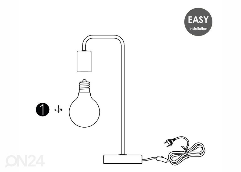 Pöytävalaisin Noble kuvasuurennos