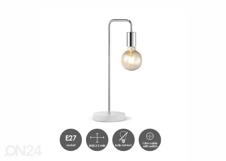 Pöytävalaisin Noble kuvasuurennos