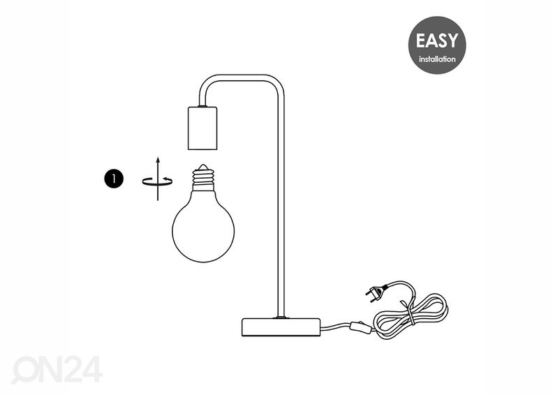 Pöytävalaisin Noble kuvasuurennos
