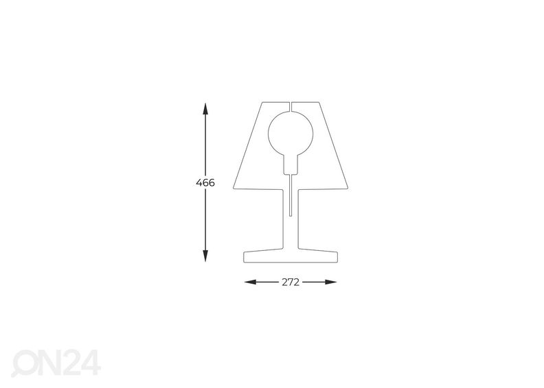 Pöytävalaisin Oak kuvasuurennos