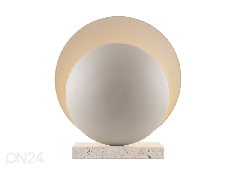 Pöytävalaisin Orbit, beige kuvasuurennos