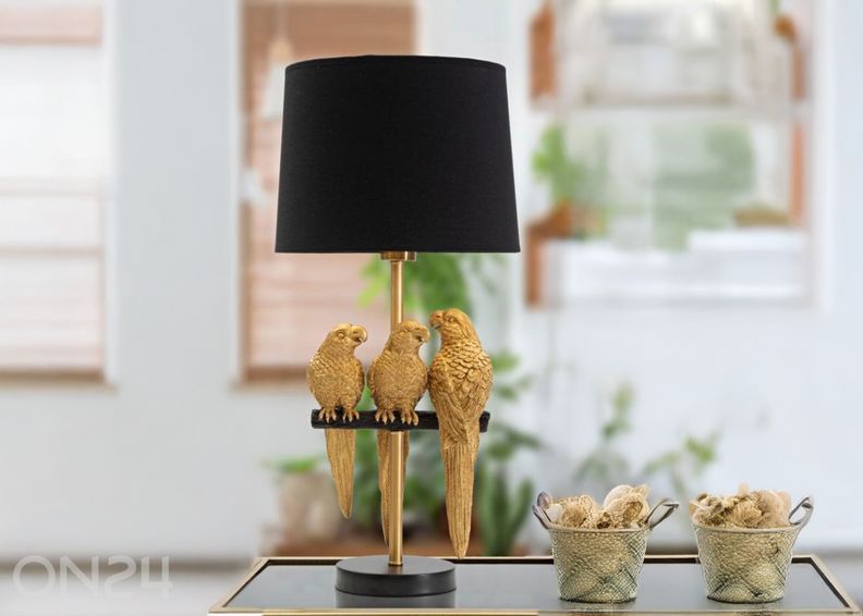 Pöytävalaisin Pappagalli 30x62,5 cm kuvasuurennos