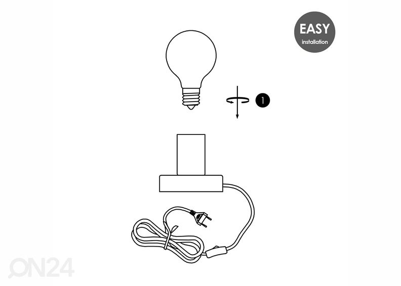 Pöytävalaisin Sten kuvasuurennos