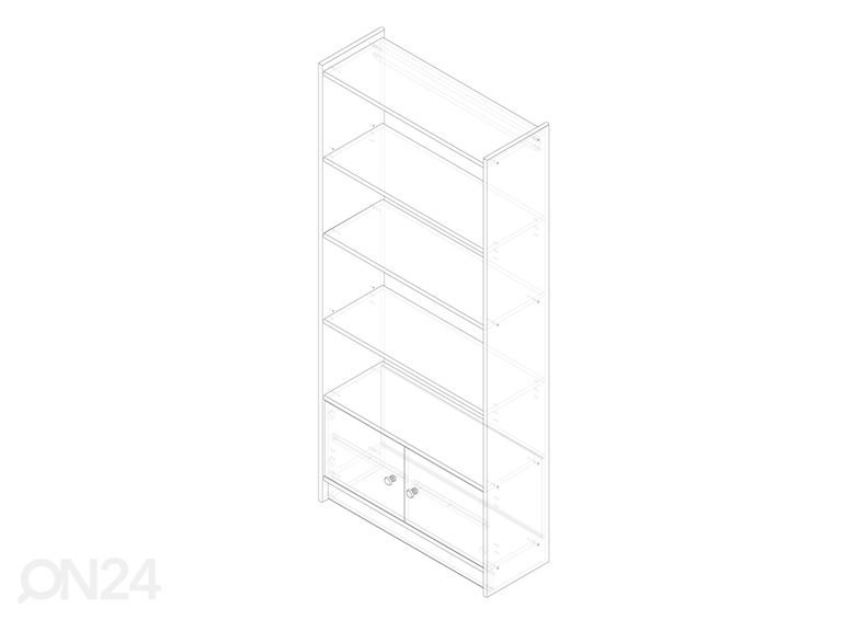 Puinen hyllykkpö kuvasuurennos