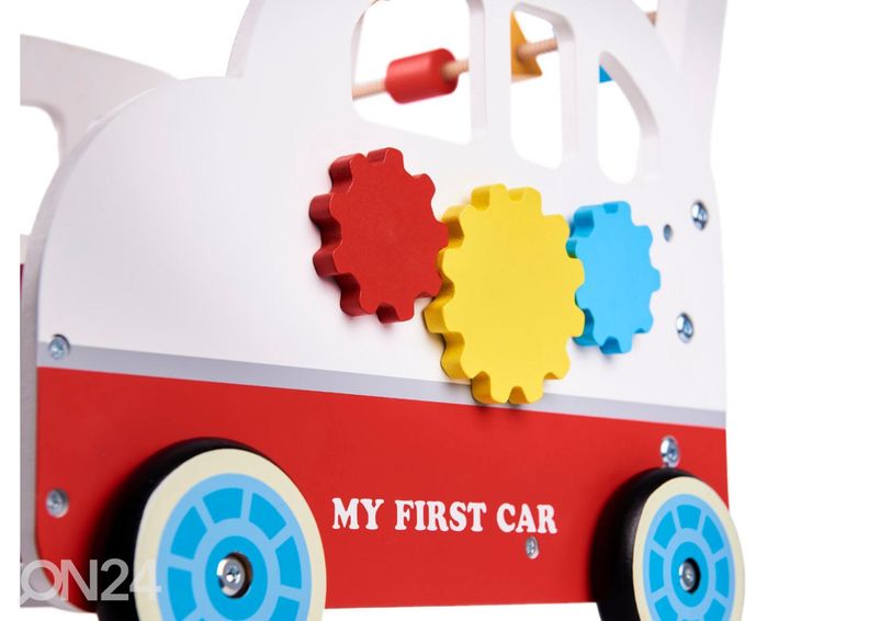 Puinen kävelytuki Auto kuvasuurennos