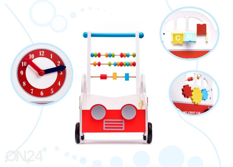 Puinen kävelytuki Auto kuvasuurennos