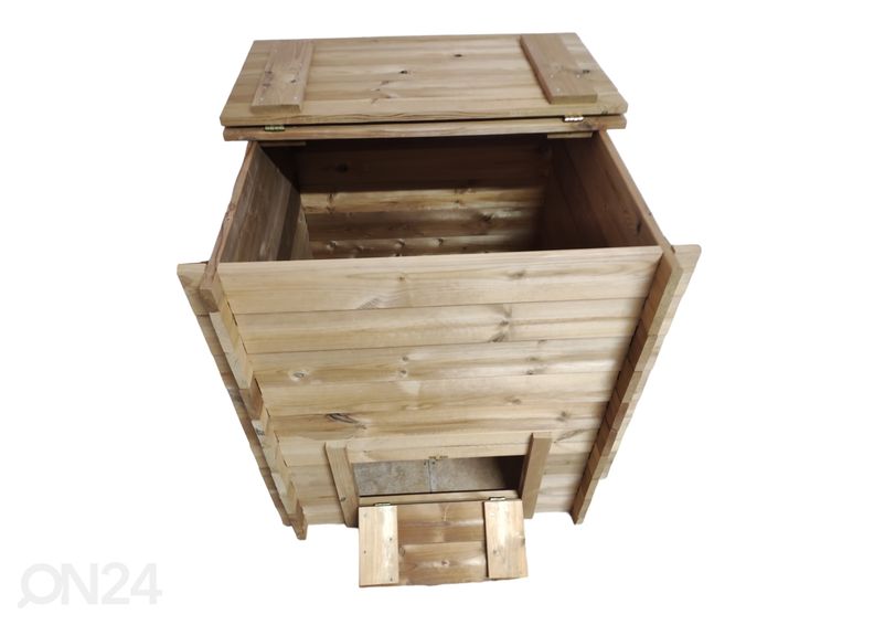 Puinen kompostori 400 L, lämpöpuuta kuvasuurennos