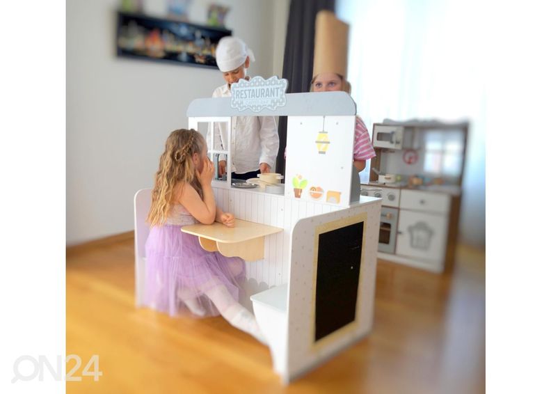 Puinen leikkikeittiö 2in1 Gerardo's Toys kuvasuurennos
