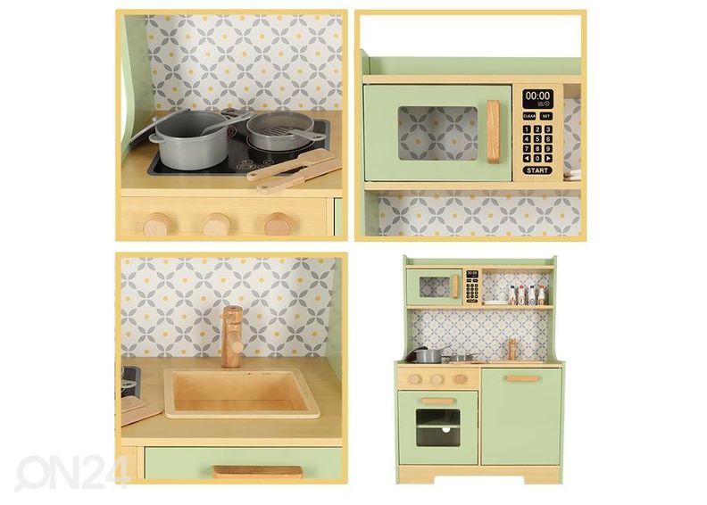 Puinen leikkikeittiö kuvasuurennos