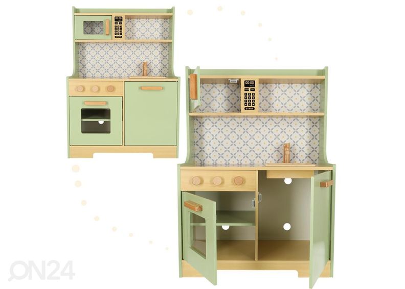 Puinen leikkikeittiö kuvasuurennos