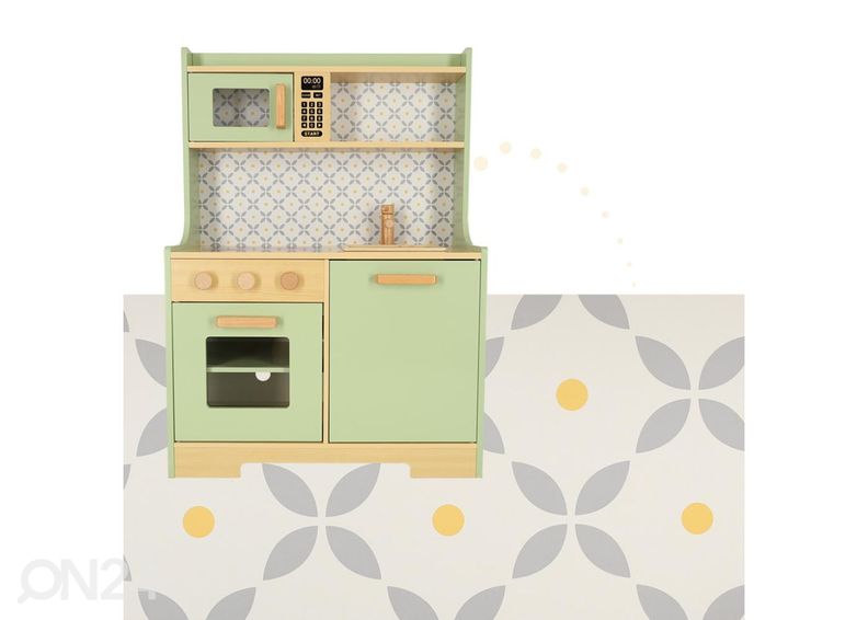 Puinen leikkikeittiö kuvasuurennos