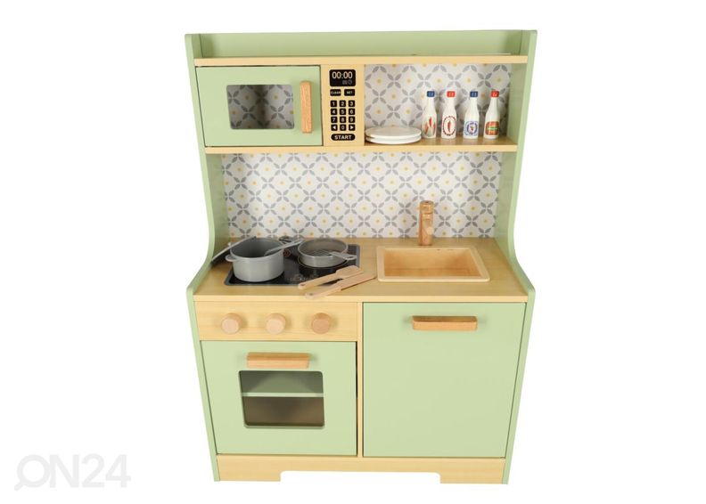 Puinen leikkikeittiö kuvasuurennos