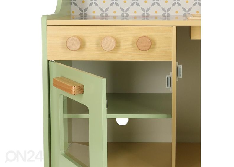 Puinen leikkikeittiö kuvasuurennos