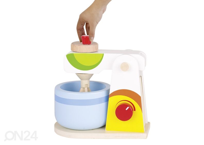 Puinen leikkitehosekoitin kuvasuurennos