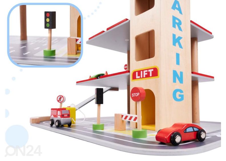 Puinen parkihalli kuvasuurennos