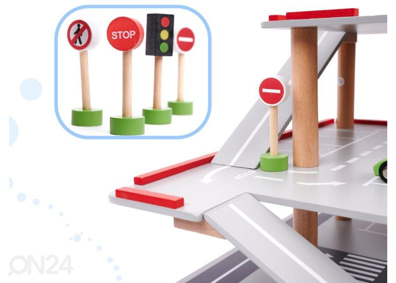 Puinen parkihalli kuvasuurennos