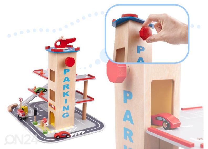 Puinen parkihalli kuvasuurennos