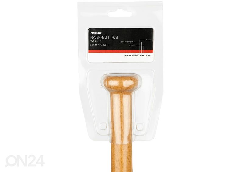Puinen pesäpallomaila Avento 63 cm kuvasuurennos