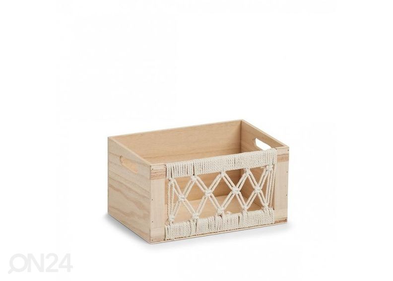 Puinen säilytyslaatikko, Boho kuvasuurennos