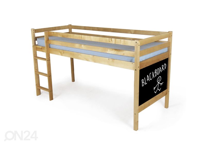 Puolikorkea parvisänky liitutaululla 70x160 cm kuvasuurennos