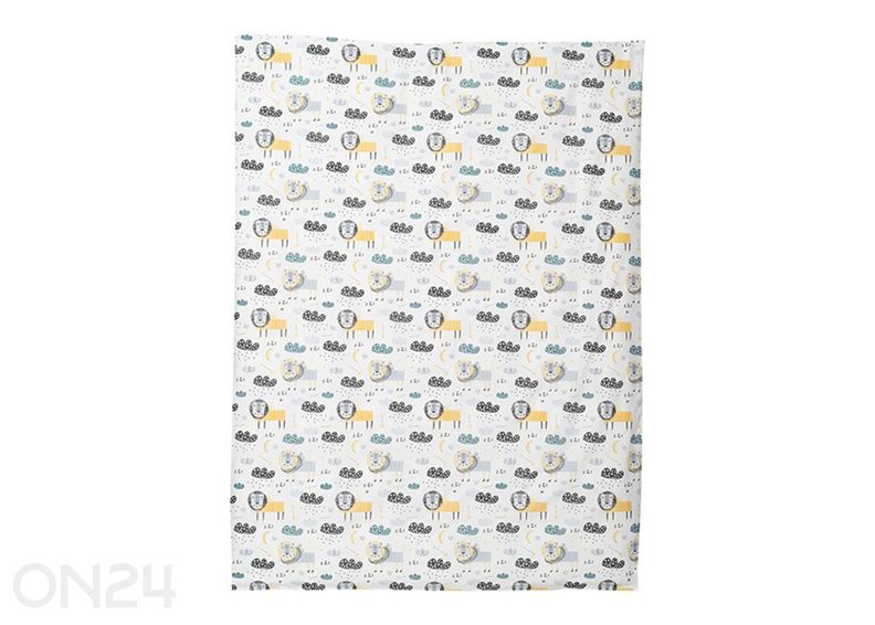 Pussilakanasetti Leijona 2173, pussilakana 102x120 cm + tyynyliina 40x60 cm kuvasuurennos