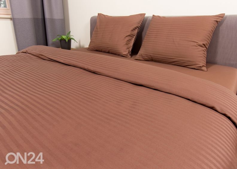 Pussilakanasetti Line Kahve 180x210 cm kuvasuurennos