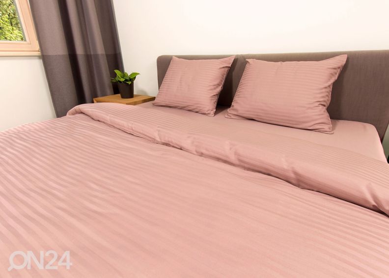 Pussilakanasetti Line Rose 200x210 cm kuvasuurennos