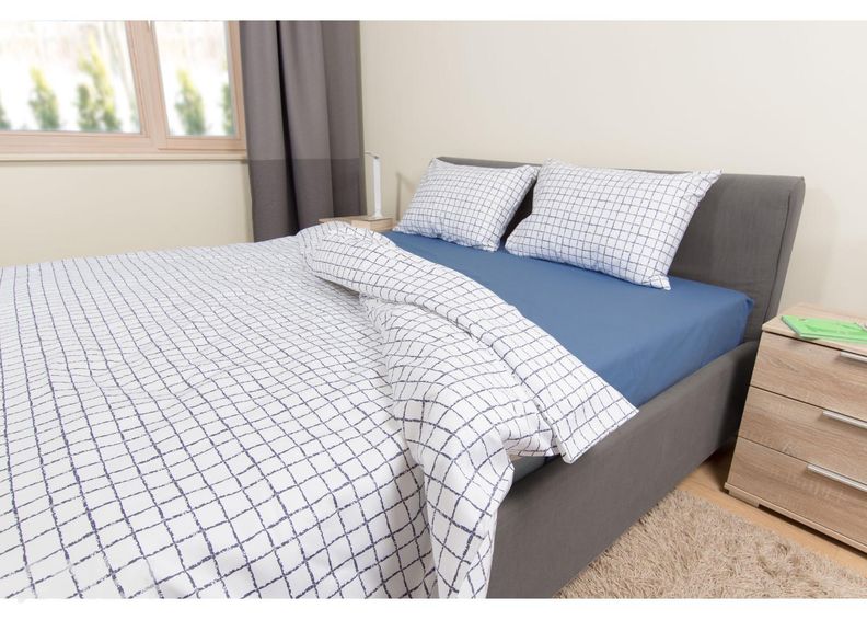 Pussilakanasetti White Cube 150x210 cm kuvasuurennos