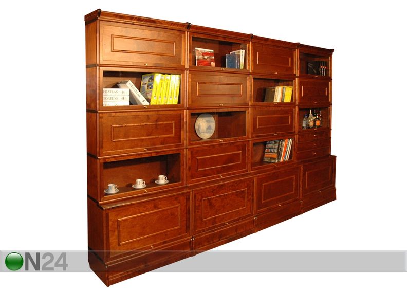 Puuovinen suuri moduulihylly kuvasuurennos