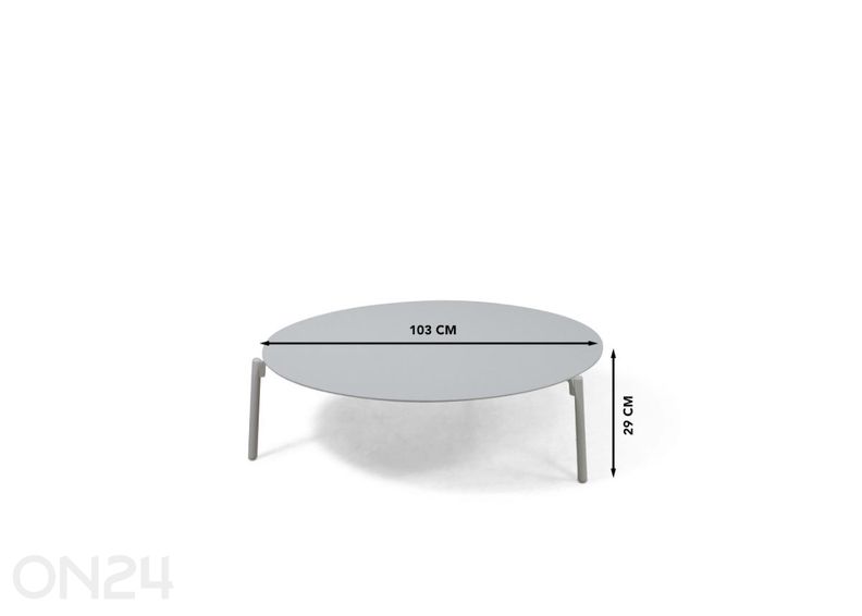 Puutarhakalusteet Bari vaalea kuvasuurennos mitat