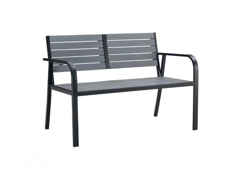 Puutarhakalusteet Costa 2 tuolia+pöytä+ulkosohva musta kuvasuurennos