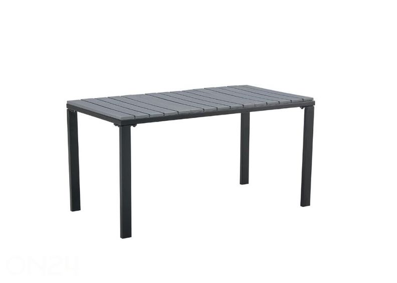 Puutarhakalusteet Costa 2 tuolia+pöytä+ulkosohva musta kuvasuurennos