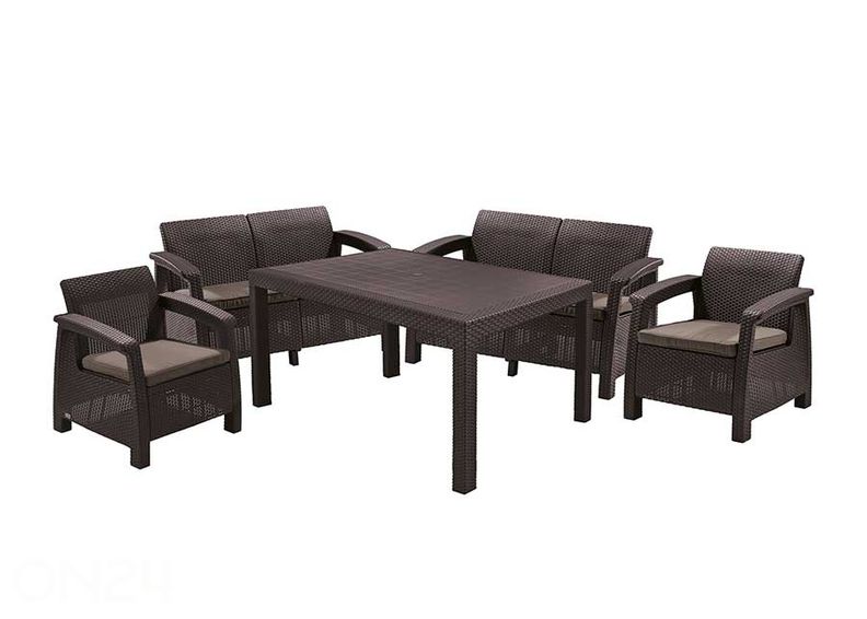 Puutarhakalusteet Keter Corfu Fiesta, ruskea kuvasuurennos