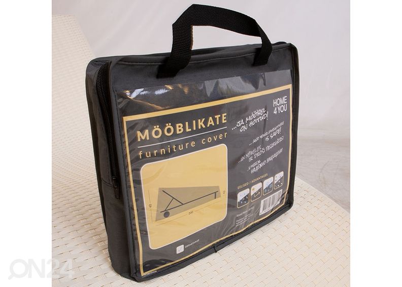 Puutarhakalusteiden suoja 200x65x40 cm kuvasuurennos