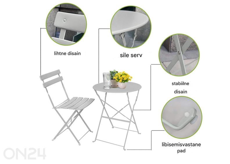 Puutarhakalustekomplekti Orion kuvasuurennos