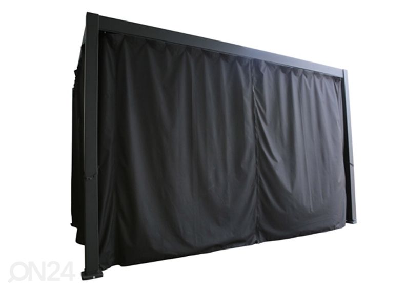 Puutarhakatoksen verhotangot Mirador 3x3 m kuvasuurennos